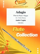 Adagio by Caplet Andre - Mourey Colette - for Flute and Piano (Flute and Piano)