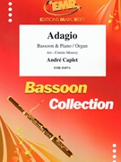 Adagio by Caplet Andre - Mourey Colette - for Bassoon and Piano (Bassoon and Piano)