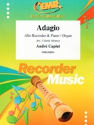 Adagio by Caplet Andre - Mourey Colette - for Alto Recorder and Organ (Alto Recorder and Organ)