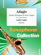 Adagio by Caplet Andre - Mourey Colette - for Soprano Saxophone and Piano (Soprano Saxophone and Piano)
