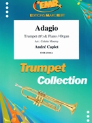 Adagio by Caplet Andre - Mourey Colette - for Trumpet and Organ (Trumpet and Organ)