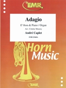 Adagio by Caplet Andre - Mourey Colette - for Eb Horn and Organ (Eb Horn and Organ)