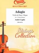 Adagio by Caplet Andre - Mourey Colette - for Violin and Piano (Violin and Piano)