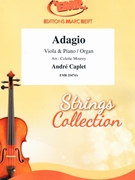 Adagio by Caplet Andre - Mourey Colette - for Viola and Piano (Viola and Piano)