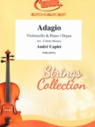 Adagio by Caplet Andre - Mourey Colette - for Violoncello and Piano (Violoncello and Piano)