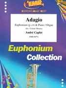 Adagio by Caplet Andre - Mourey Colette - for Euphonium and Organ (Euphonium and Organ)