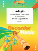 Adagio by Mertz Johann Kaspar - Mourey Colette - for Alto Recorder and Piano (Alto Recorder and Piano)