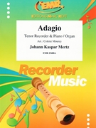 Adagio by Mertz Johann Kaspar - Mourey Colette - for Tenor Recorder and Organ (Tenor Recorder and Organ)