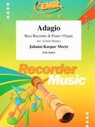 Adagio by Mertz Johann Kaspar - Mourey Colette - for Bass Recorder and Piano (Bass Recorder and Piano)