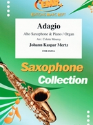 Adagio by Mertz Johann Kaspar - Mourey Colette - for Alto Saxophone and Piano (Alto Saxophone and Piano)