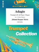 Adagio by Mertz Johann Kaspar - Mourey Colette - for Trumpet and Organ (Trumpet and Organ)