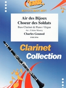 Air des Bijoux / Choeur des Soldats by Gounod Charles - Mourey Colette - for Bass Clarinet and Organ (Bass Clarinet and Organ)
