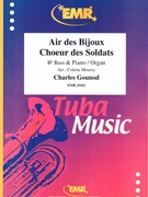 Air des Bijoux / Choeur des Soldats by Gounod Charles - Mourey Colette - for Bb Bass and Organ (Bb Bass and Organ)