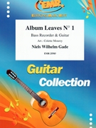 Album Leaves # 1 by Gade Niels Wilhelm - Mourey Colette - for Guitar and Bass Recorder (Guitar and Bass Recorder)