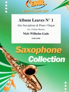 Album Leaves # 1 by Gade Niels Wilhelm - Mourey Colette - for Alto Saxophone and Organ (Alto Saxophone and Organ)