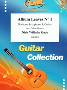 Album Leaves # 1 by Gade Niels Wilhelm - Mourey Colette - for Baritone Saxophone and Guitar (Baritone Saxophone and Guitar)
