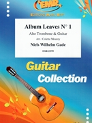 Album Leaves # 1 by Gade Niels Wilhelm - Mourey Colette - for Guitar and Alto Trombone (Guitar and Alto Trombone)