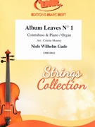 Album Leaves # 1 by Gade Niels Wilhelm - Mourey Colette - for Contrabass and Piano (Contrabass and Piano)