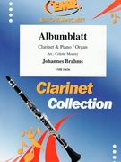 Albumblatt by Brahms Johannes - Mourey Colette - for Clarinet and Organ (Clarinet and Organ)