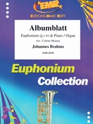 Albumblatt by Brahms Johannes - Mourey Colette - for Euphonium and Organ (Euphonium and Organ)