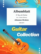 Albumblatt by Brahms Johannes - Mourey Colette - for Guitar and Eb Bass (Guitar and Eb Bass)