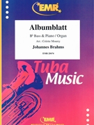 Albumblatt by Brahms Johannes - Mourey Colette - for Bb Bass and Piano (Bb Bass and Piano)