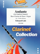 Andante by Lalo Edouard - Mourey Colette - for Bass Clarinet and Piano (Bass Clarinet and Piano)
