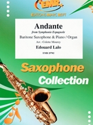 Andante by Lalo Edouard - Mourey Colette - for Baritone Saxophone and Piano (Baritone Saxophone and Piano)