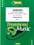 Andante by Lalo Edouard - Mourey Colette - for Trombone and Piano (Trombone and Piano)
