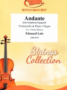 Andante by Lalo Edouard - Mourey Colette - for Violoncello and Organ (Violoncello and Organ)