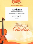 Andante by Lalo Edouard - Mourey Colette - for Contrabass and Organ (Contrabass and Organ)