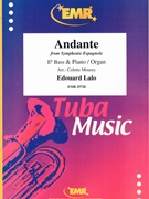 Andante by Lalo Edouard - Mourey Colette - for Eb Bass and Piano (Eb Bass and Piano)