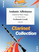 Andante Affettuoso by Carulli Ferdinando - Mourey Colette - for Clarinet and Organ (Clarinet and Organ)