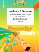 Andante Affettuoso by Carulli Ferdinando - Mourey Colette - for Tenor Recorder and Organ (Tenor Recorder and Organ)