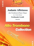 Andante Affettuoso by Carulli Ferdinando - Mourey Colette - for Alto Trombone and Organ (Alto Trombone and Organ)
