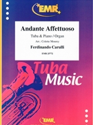 Andante Affettuoso by Carulli Ferdinando - Mourey Colette - for Tuba and Organ (Tuba and Organ)