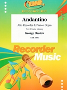 Andantino by Onslow George - Mourey Colette - for Alto Recorder and Piano (Alto Recorder and Piano)