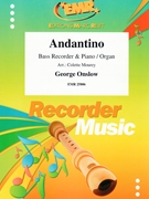 Andantino by Onslow George - Mourey Colette - for Bass Recorder and Organ (Bass Recorder and Organ)