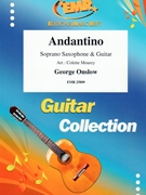 Andantino by Onslow George - Mourey Colette - for Soprano Saxophone and Guitar (Soprano Saxophone and Guitar)