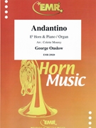 Andantino by Onslow George - Mourey Colette - for Eb Horn and Organ (Eb Horn and Organ)