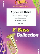 Apres un Reve by Faure Gabriel - Mourey Colette - for Eb Bass and Piano (Eb Bass and Piano)