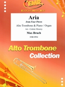 Aria by Bruch Max - Mourey Colette - for Alto Trombone and Organ (Alto Trombone and Organ)