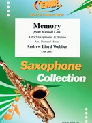 Memory by Lloyd Webber Andrew - Moren Bertrand - for Alto Saxophone and Piano (Alto Saxophone and Piano)