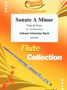 Sonate A Minor by Bach Johann Sebastian - Moren Bertrand - for Flute and Piano (Flute and Piano)