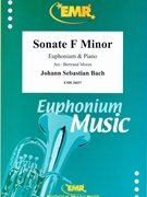 Sonate F Minor by Bach Johann Sebastian - Moren Bertrand - for Euphonium and Piano (Euphonium and Piano)