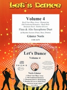 Let's Dance Volume 4 by Noris Gunter for Flute Alto Saxophone and Rhythm Section (Flute Alto Saxophone and Rhythm Section (Piano Bass Drums) (+ Play Back / Play Along CD optional))