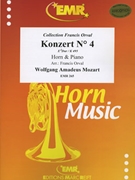 Konzert # 4 Es-Dur by Mozart Wolfgang Amadeus - Orval Francis - for Horn and Piano (Horn and Piano)