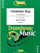 Gladiolus Rag by Joplin Scott - Jirka Kadlec - for 5 Trombones (5 Trombones (Piano / Guitar Bass Guitar Drums Percussion (optional)))