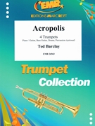 Acropolis by Barclay Ted for 4 Trumpets (4 Trumpets (Piano / Guitar Bass Guitar Drums Percussion (optional)))