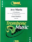 Ave Maria by Schubert Franz - Naulais Jerome - for 4 Trombones and Piano (4 Trombones and Piano (Piano / Guitar Bass Guitar Drums Percussion (optional)))